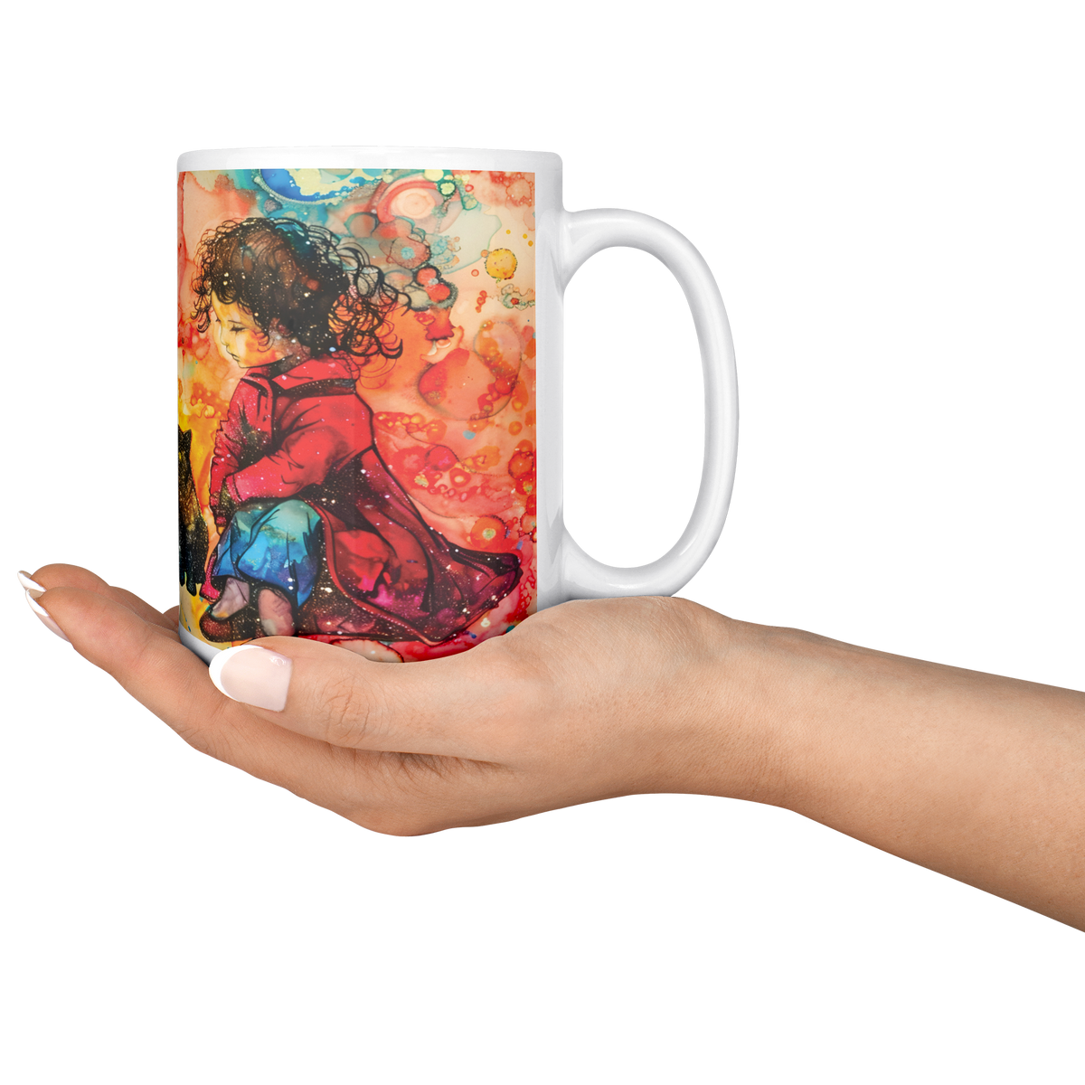 Girl_With_Her_Cat_Watercolor_15_Oz_White_15ozWhiteMugLifestyleRHServing_Mockup.png