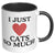 I Just Heart Cats So Much Accent Mug