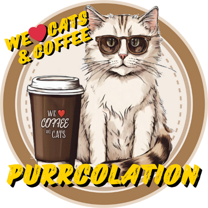 Purrcolation - We Love Coffee & Cats