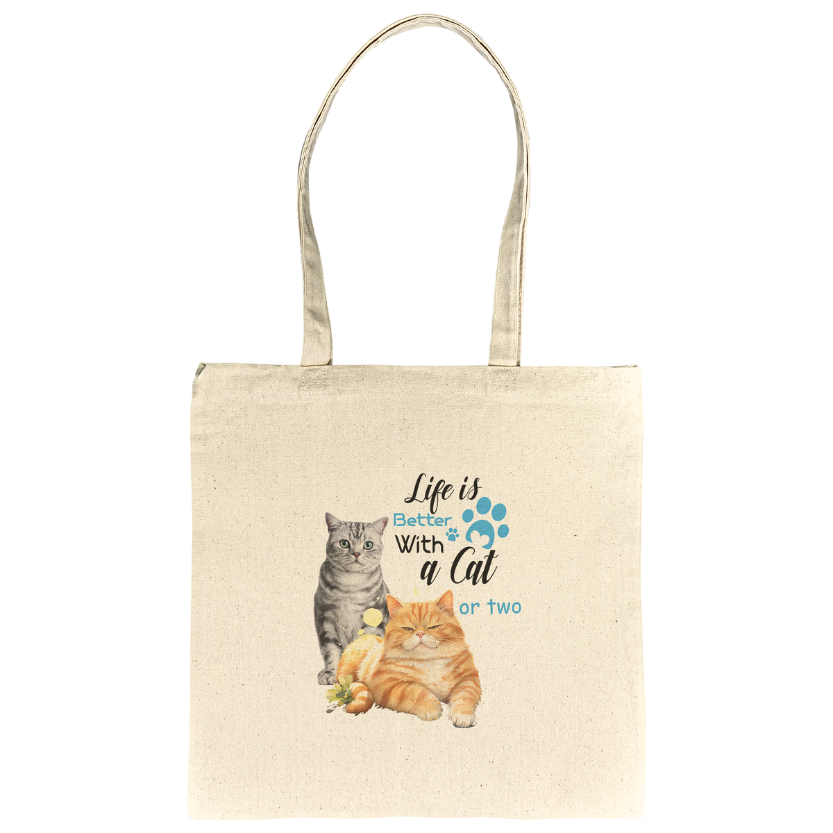 Life is Better with a Cat (or Two) – Tote Bag