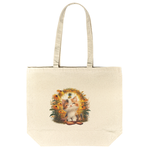 🌞 Smiling Kitten Sunshine Tote
