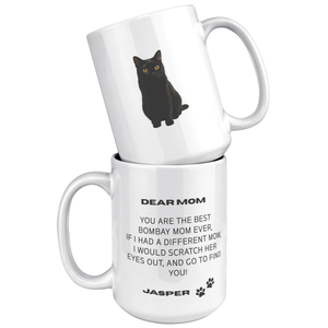 Bombay Mom 15oz White Mug
