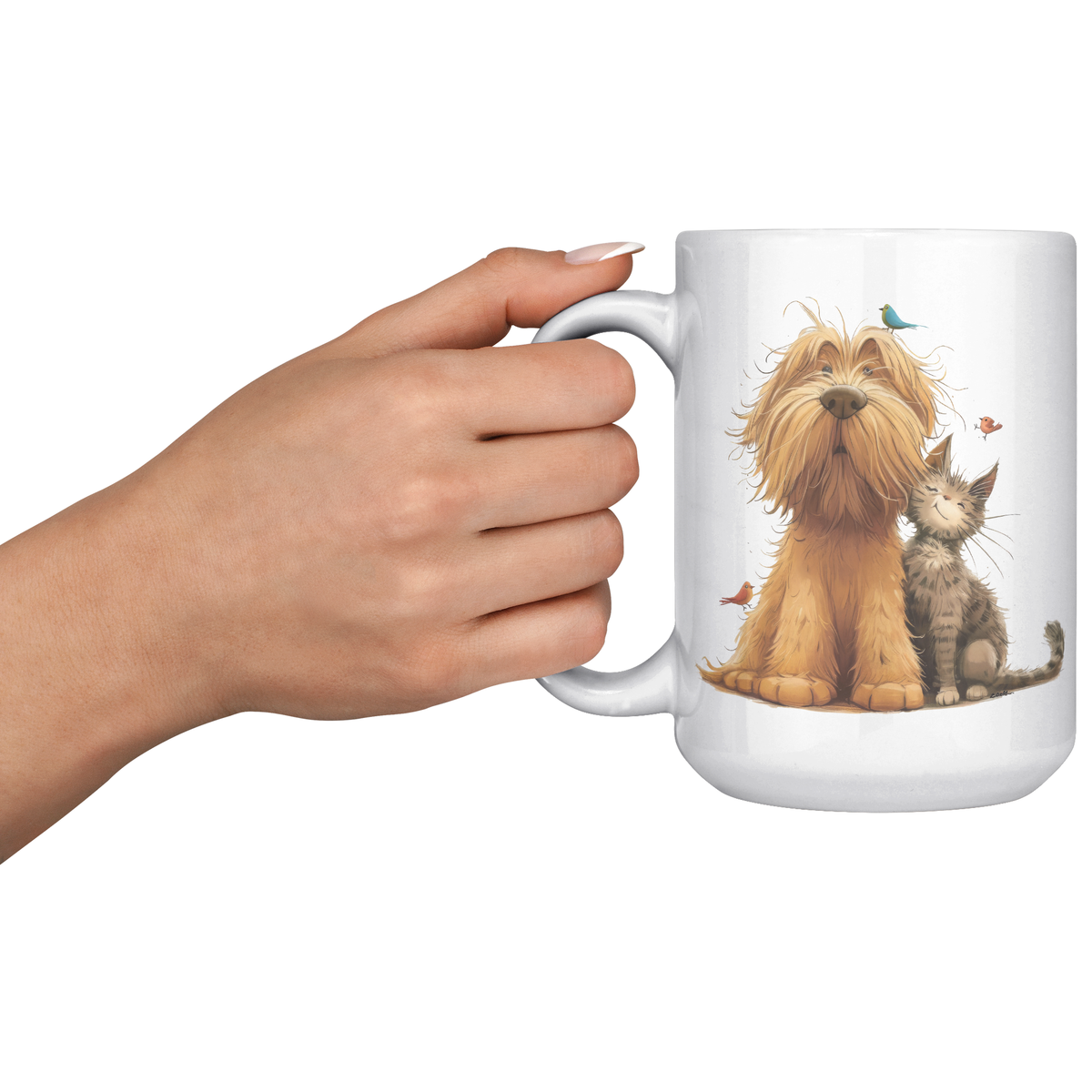 Funny Friendships 15oz White Mug