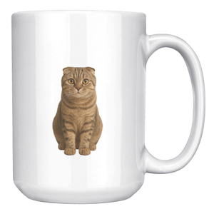 Scottish Fold Mom 15oz White Mug