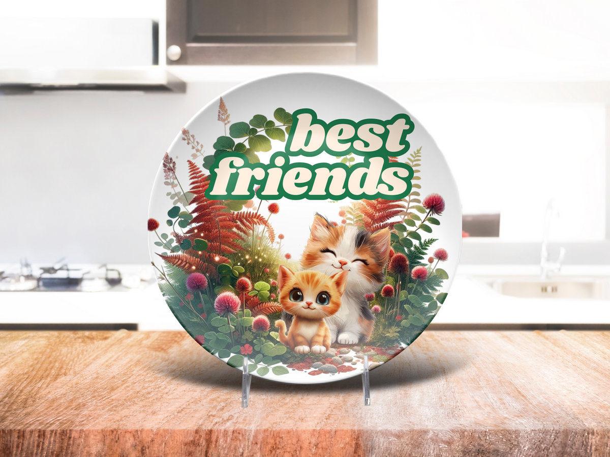 Cat Best Friends 10" Plate