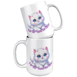 I'm the Favorite Sister 15 Oz White Mug