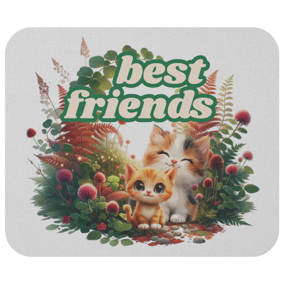 Cat Best Friends 9x7 Mousepad