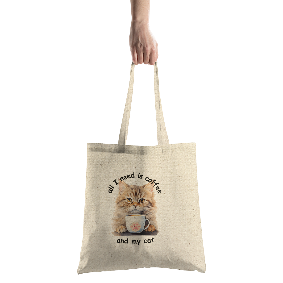 All I Need is Coffee and My Cat – Tote Bag