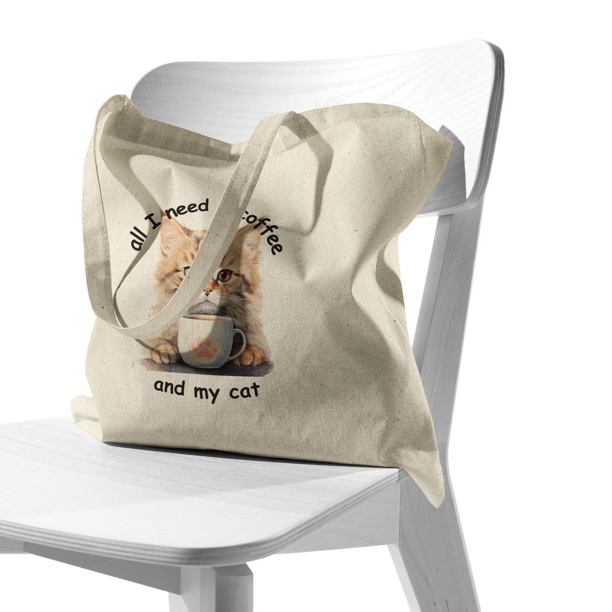All I Need is Coffee and My Cat – Tote Bag