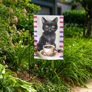 Garden Flag - crazyaboutcoffeeandcats