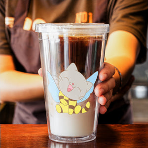 Baby Cat Bee Tumbler - crazyaboutcatsandcoffee