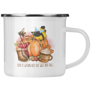 cat bee camping mug - crazyaboutcatsandcoffee