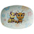 Cat Bees With Floral Background Platter