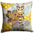 Cat Bees With Honeycomb 16" Pillow