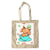 Cute Kitty In Teal Teacup Cotton Tote Bag