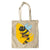 Flying Cat Bee Cotton Tote Bag