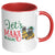 Jinglebells Bee Cat 11 Oz Accent Mug - crazyaboutcatsandcoffee