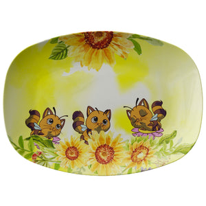 Cat Bee Kawaii Style Platter