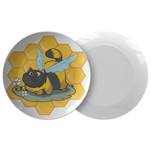 Kitty Bee Plates - crazyaboutcatsandcoffee