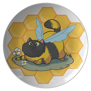 Kitty Bee Plates - crazyaboutcatsandcoffee