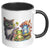 Kitty Frogs And Mushrooms 11 oz Mug - crazyaboutcatsandcoffee