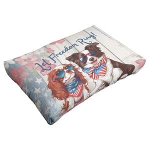 Let Freedom Ring 2 Dogs In Patriotic Wear - crazyaboutcatsandcoffee