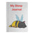 Sleeping Kitty Bee Paperback Journals Notebooks